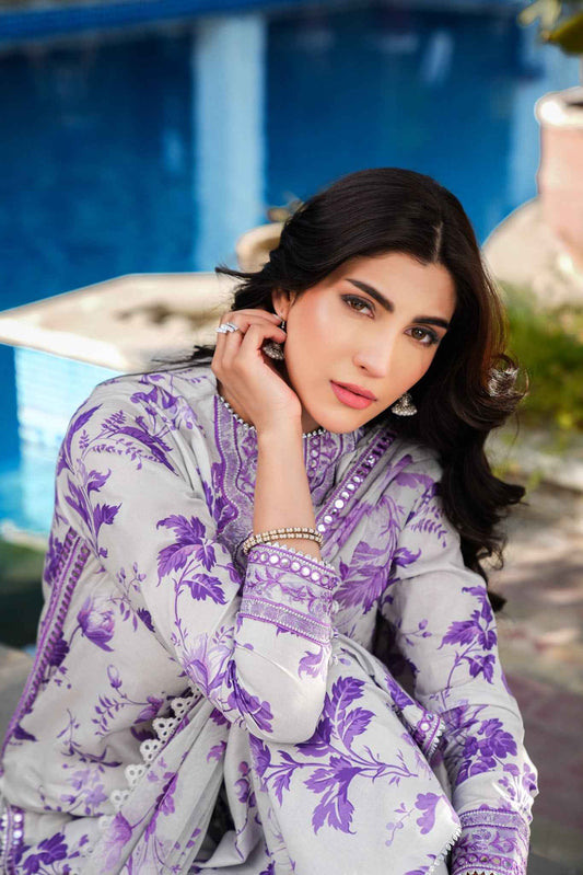 Aneela - 3Pc - Lawn Dress