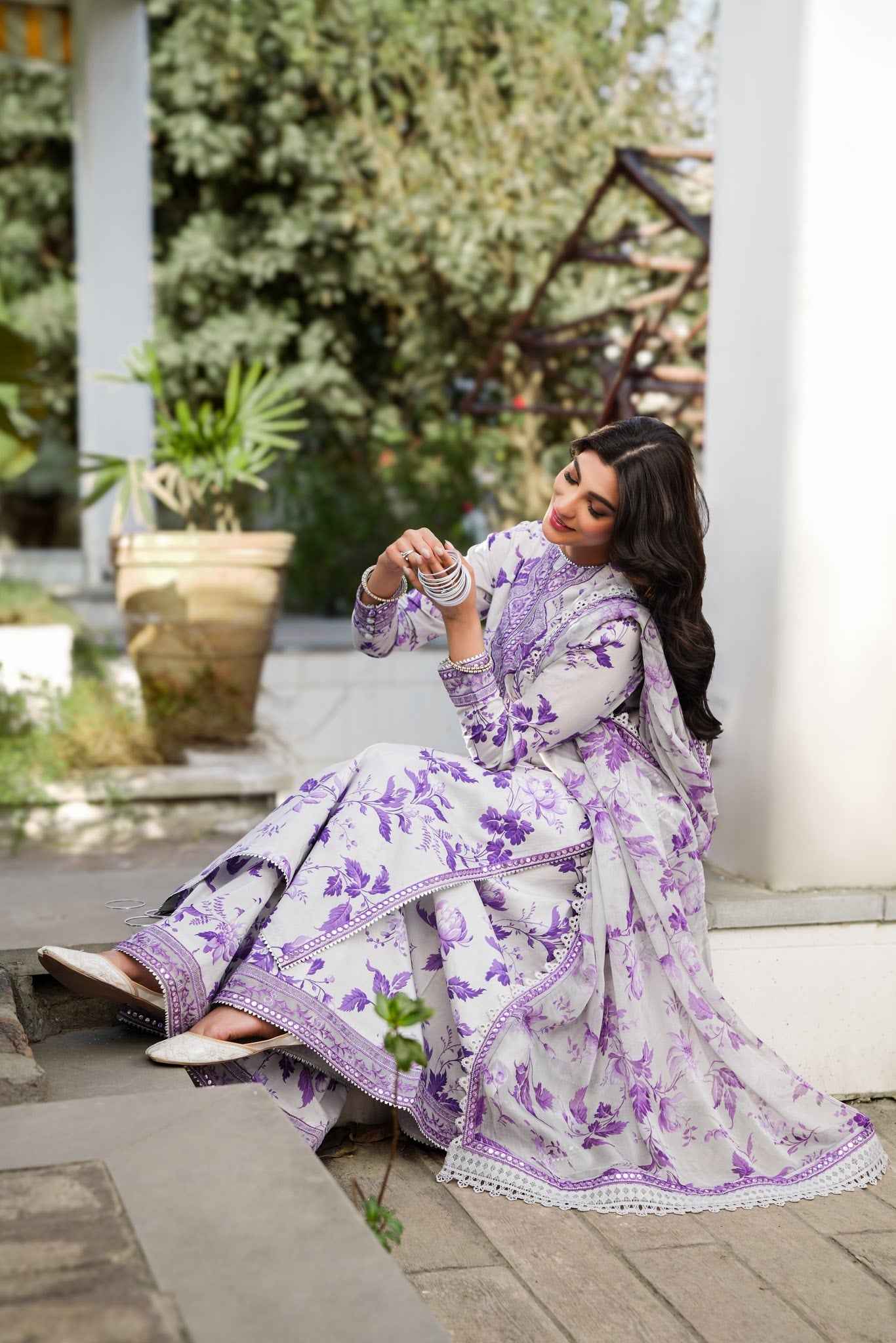 Aneela - 3Pc - Lawn Dress