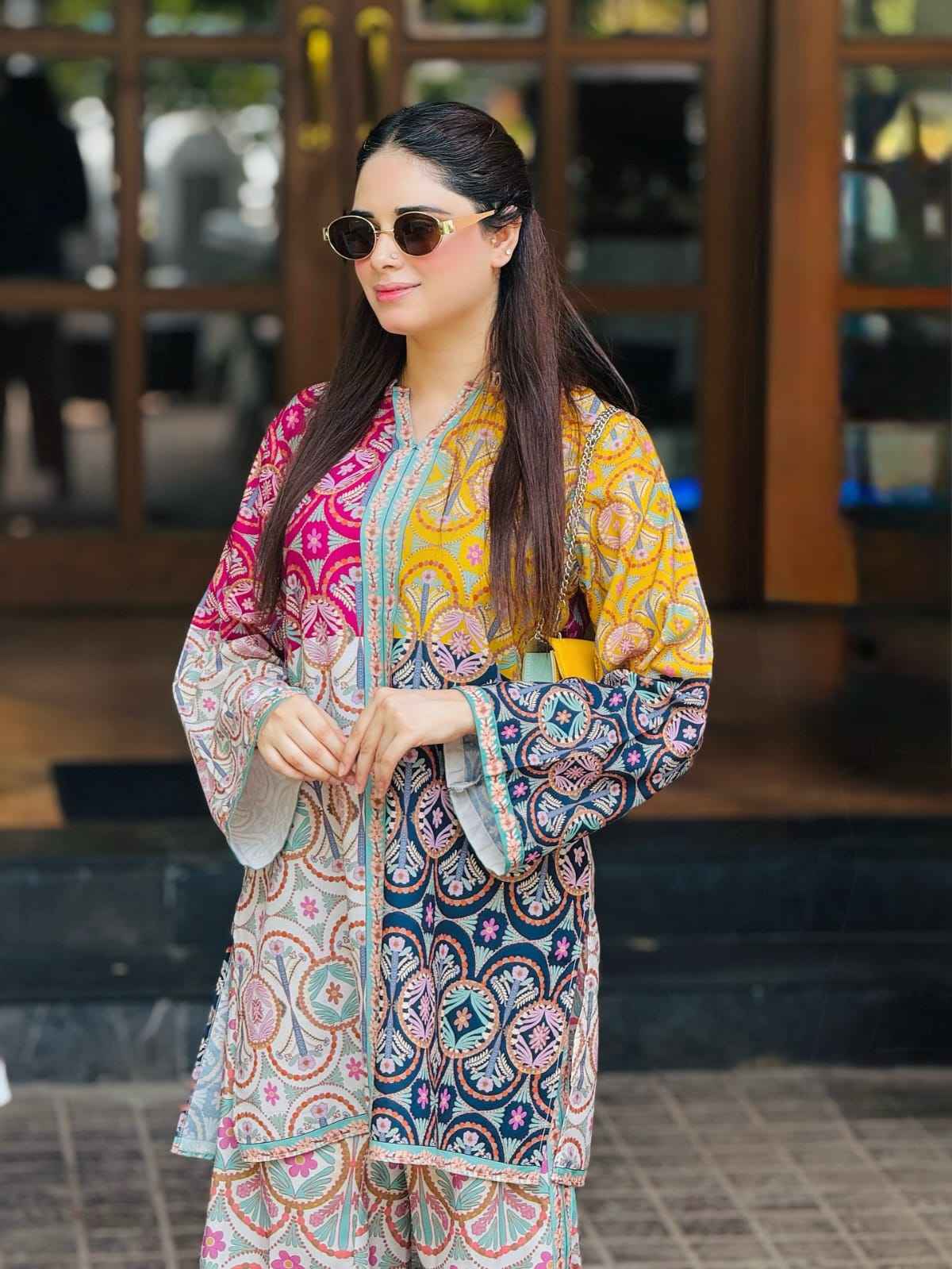 Kyrah – 2 Piece Silky Lawn Suit
