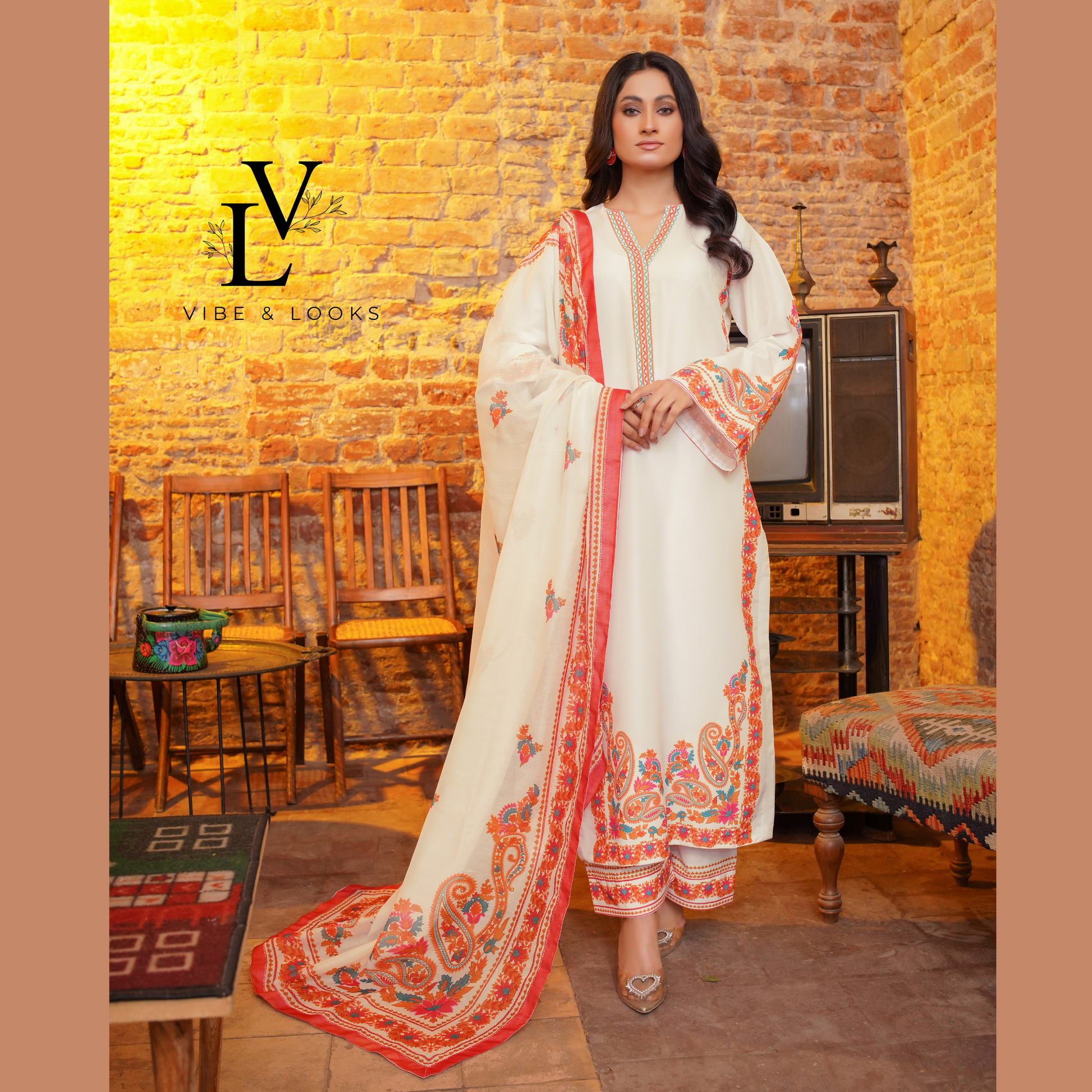 Zavira - 3 Piece Digital Print