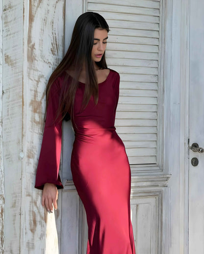 Saira - BodyCon - Mehroon