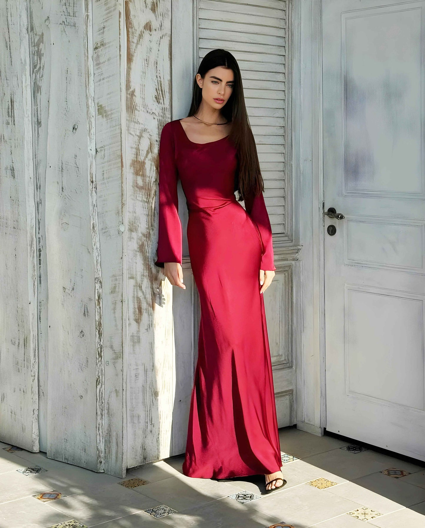 Saira - BodyCon - Mehroon