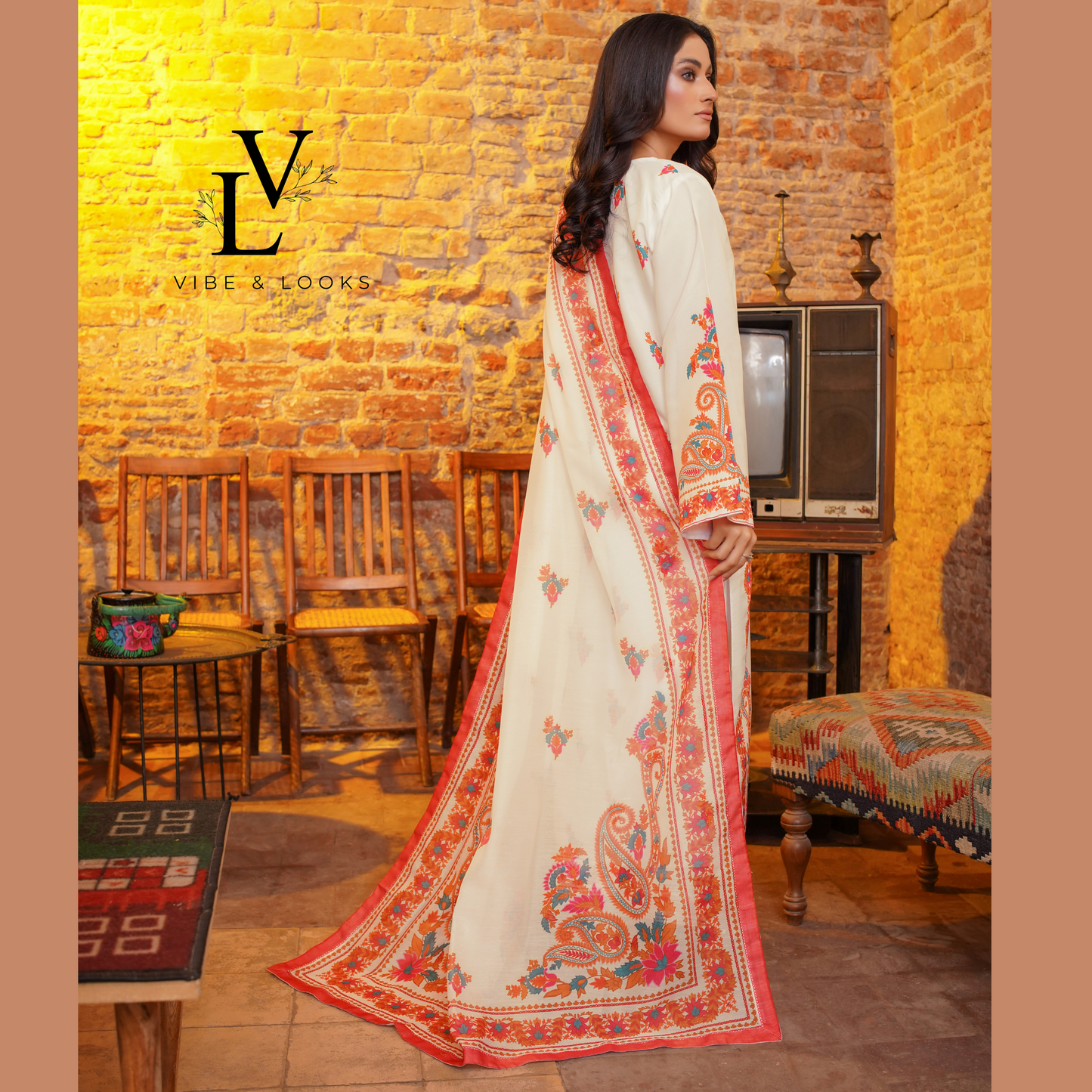 Zavira - 3 Piece Digital Print