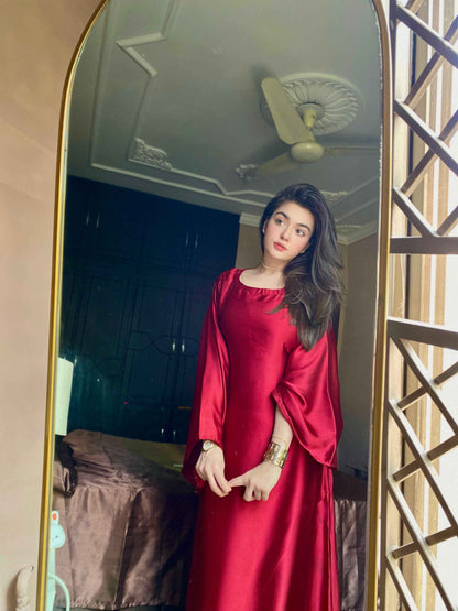 Saira - BodyCon - Mehroon