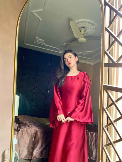 Saira - BodyCon - Mehroon