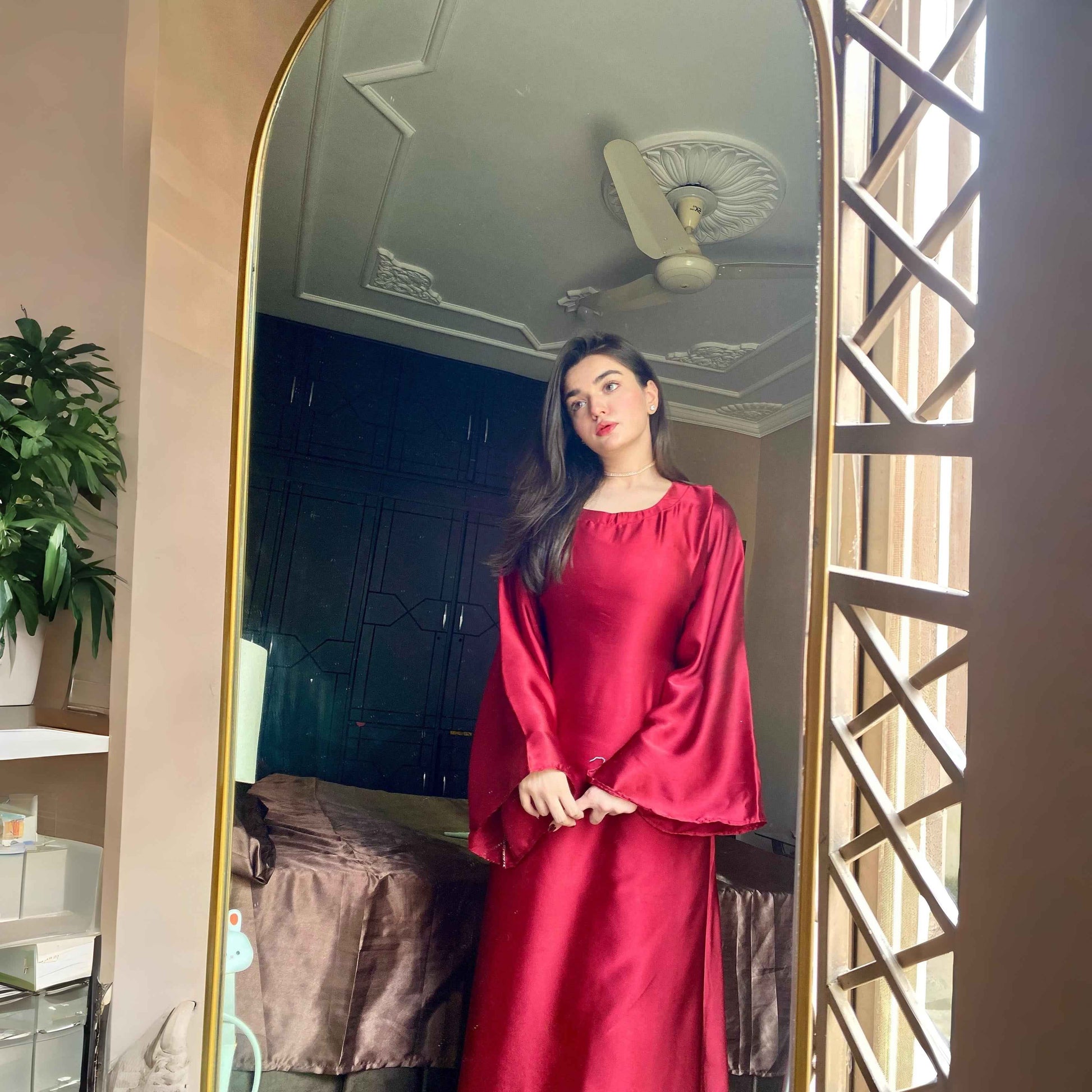 Saira - BodyCon - Mehroon