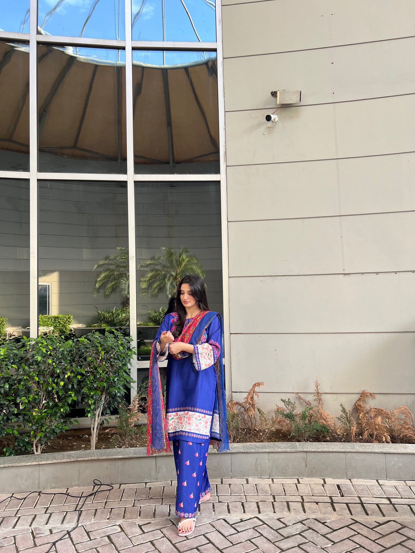 Blue Bird – 3 Piece Swiss Lawn Suit