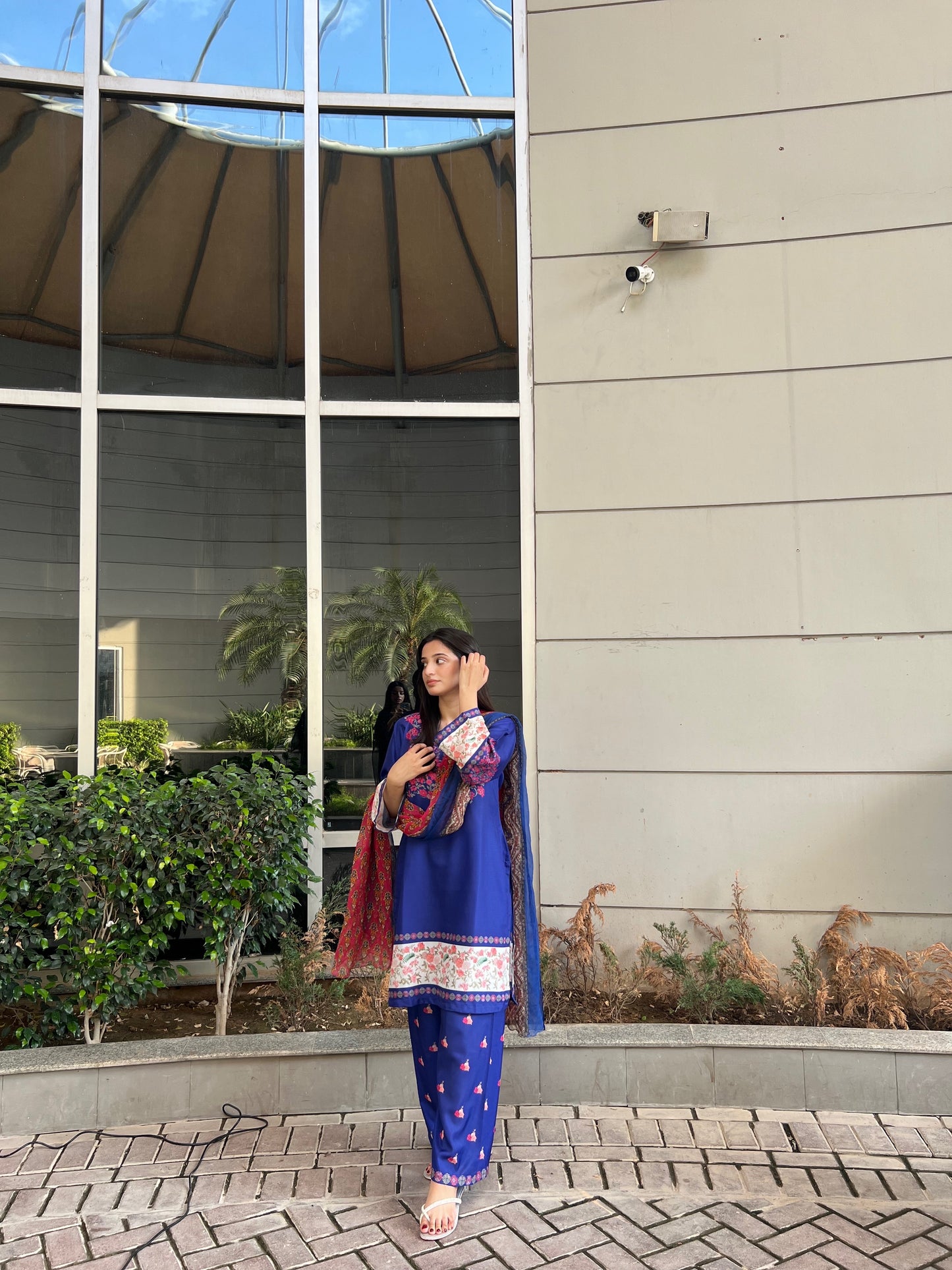 Blue Bird – 3 Piece Swiss Lawn Suit