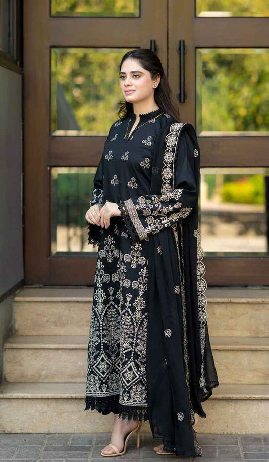 Black Embroidery 3pcs