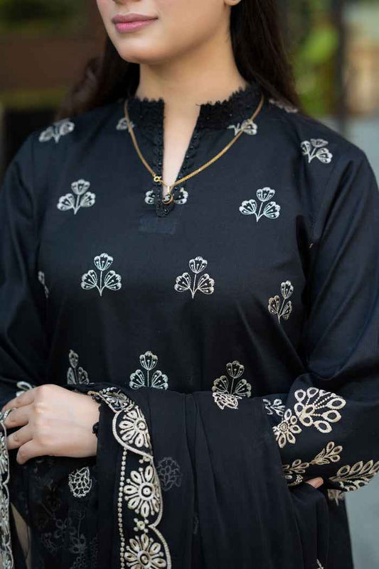 Black Embroidery 3pcs