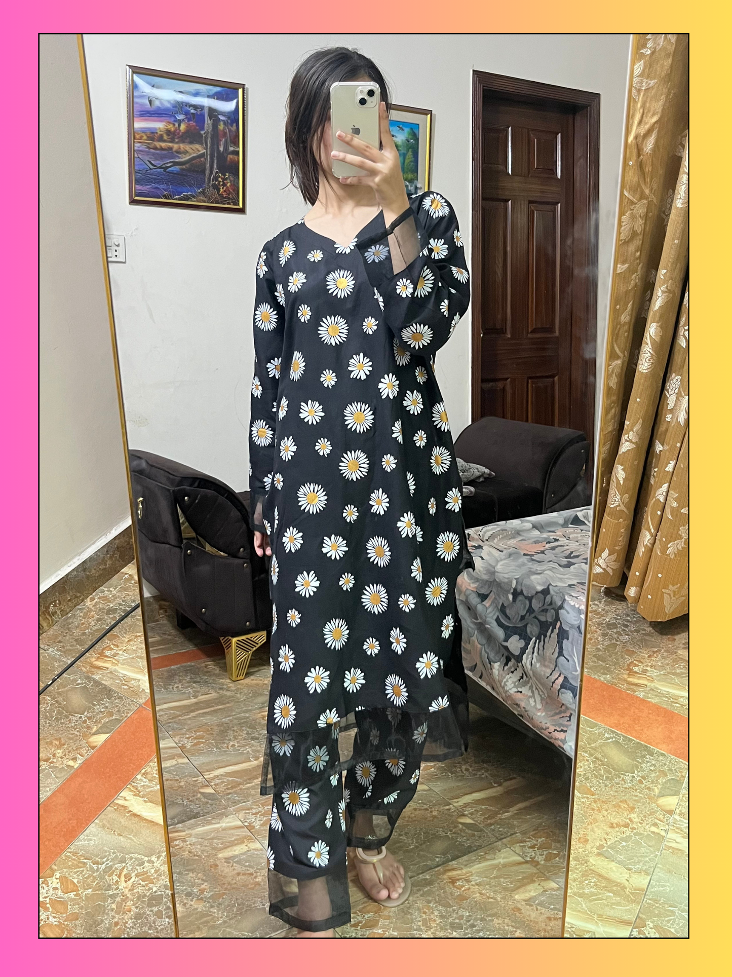 Merin – 2 Piece Linen Block Print