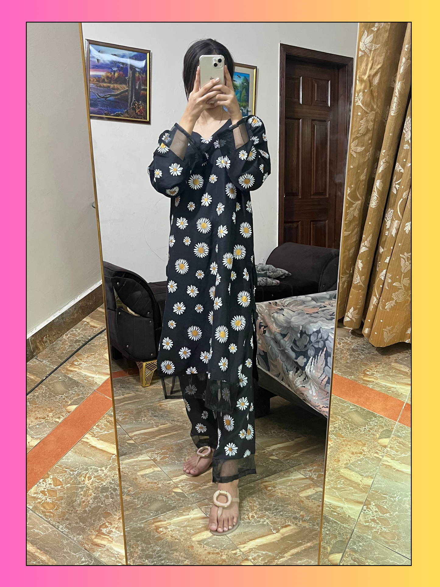 Merin – 2 Piece Linen Block Print