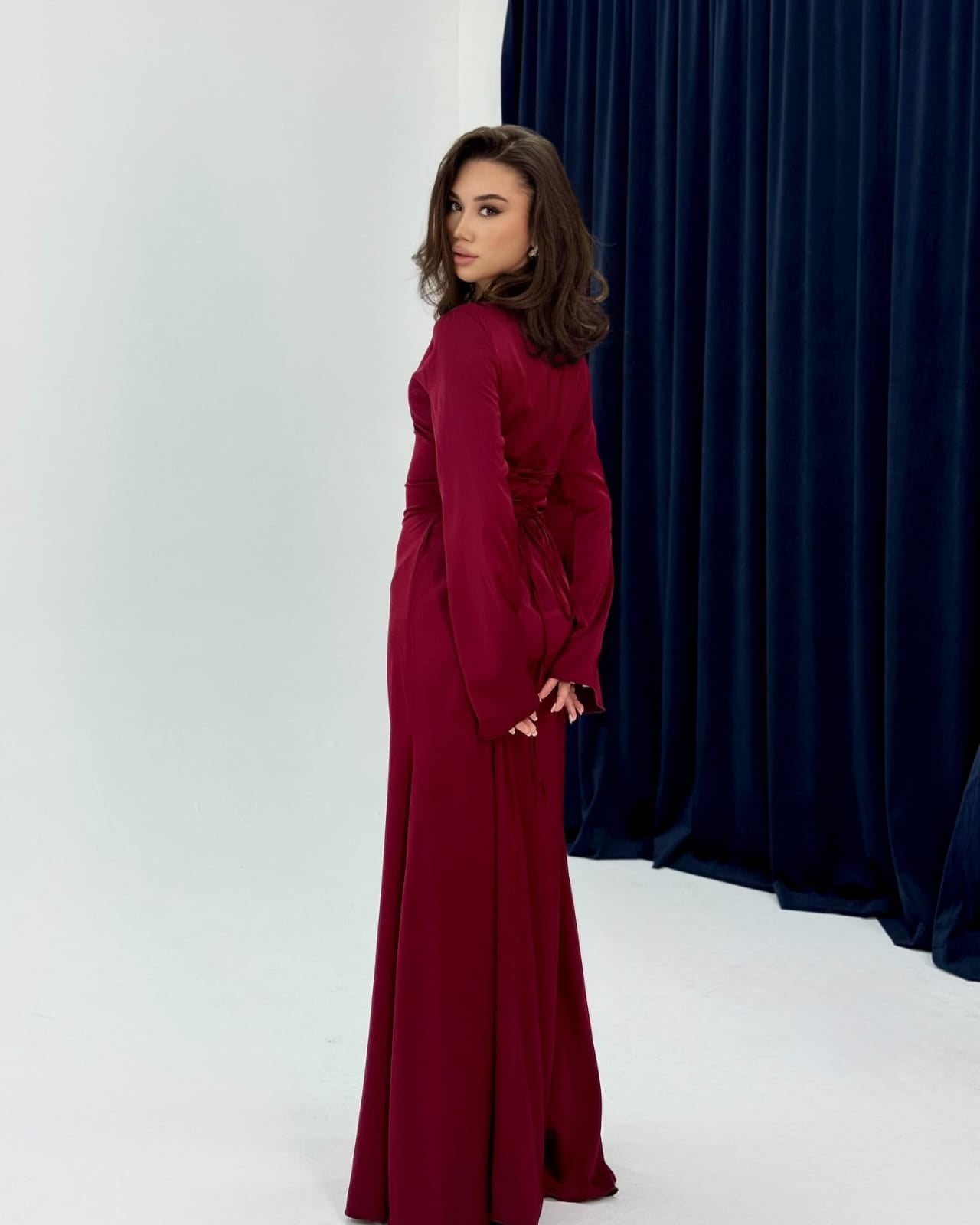 Saira - BodyCon - Mehroon