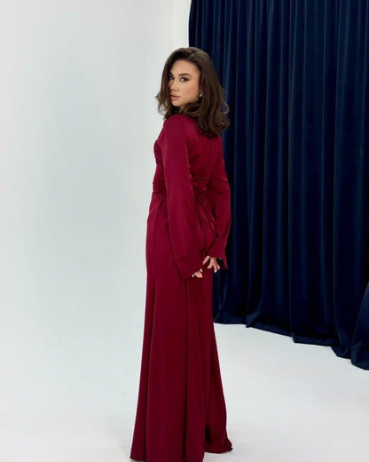 Saira - BodyCon - Mehroon